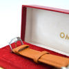 1958 Omega Manual Wind Model 14387 in Stainless Steel with Box and Buckle