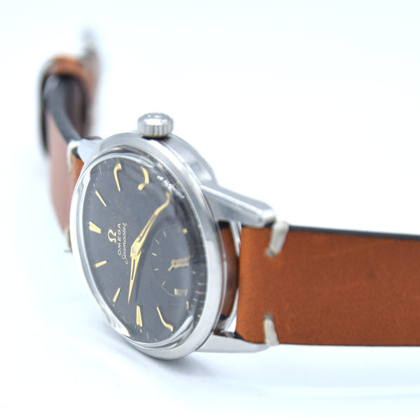 1961 Classic Omega Seamaster All Original Manual Wind with Black Tropicalised Dial and Sub Seconds Model 14389 in Stainless Steel