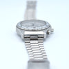 1985 TAG Heuer 2000 Series Chronograph Watch Model 272.006/1 Stainless Steel on Fliplock Bracelet with Box and Books Hardly Used