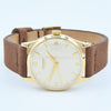 1956/7 Longines Solid 9ct Gold Dress Watch with Mixed Arrow and Arabic Numerals Model 13322 Cal 1268zs