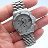 1985 TAG Heuer 2000 Series Chronograph Watch Model 272.006/1 Stainless Steel on Fliplock Bracelet with Box and Books Hardly Used