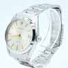 1963 Rolex Oyster Date Precision Model 6694 with Satin Silver Dial and Arrow Markers in Stainless Steel on Oyster Bracelet