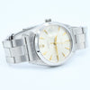 1963 Rolex Oyster Date Precision Model 6694 with Satin Silver Dial and Arrow Markers in Stainless Steel on Oyster Bracelet