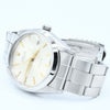 1963 Rolex Oyster Date Precision Model 6694 with Satin Silver Dial and Arrow Markers in Stainless Steel on Oyster Bracelet