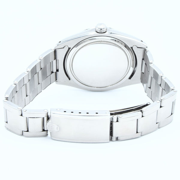 1963 Rolex Oyster Date Precision Model 6694 with Satin Silver Dial and Arrow Markers in Stainless Steel on Oyster Bracelet