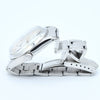 1963 Rolex Oyster Date Precision Model 6694 with Satin Silver Dial and Arrow Markers in Stainless Steel on Oyster Bracelet