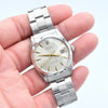 1963 Rolex Oyster Date Precision Model 6694 with Satin Silver Dial and Arrow Markers in Stainless Steel on Oyster Bracelet