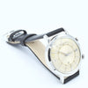 1968 Jaeger LeCoultre Jumbo Memovox Alarm Date Wristwatch Model 855 in Stainless Steel Caliber 825