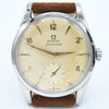 1956 Omega Seamaster Manual Wind with Sub Seconds and Mixed Arabic Figures Model 2937 in Stainless Steel