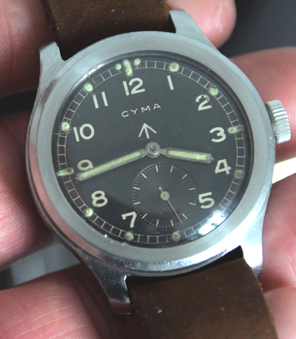 1940s Cyma British Military Issue Wristwatch WWW Army Watch WW2 Dirty Dozen