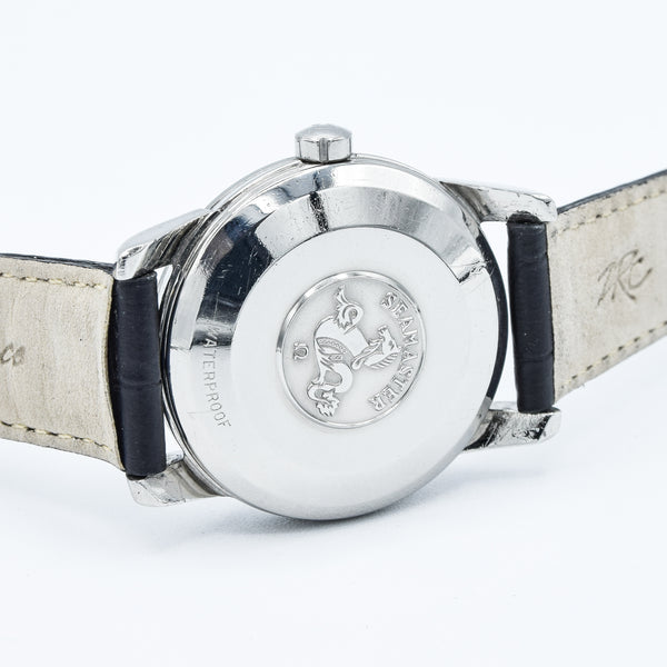 1958 Omega Seamaster Automatic Date Wristwatch Model 2849 with Original Off-White Dial in Stainless Steel