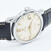 1958 Omega Seamaster Automatic Date Wristwatch Model 2849 with Original Off-White Dial in Stainless Steel