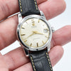 1958 Omega Seamaster Automatic Date Wristwatch Model 2849 with Original Off-White Dial in Stainless Steel