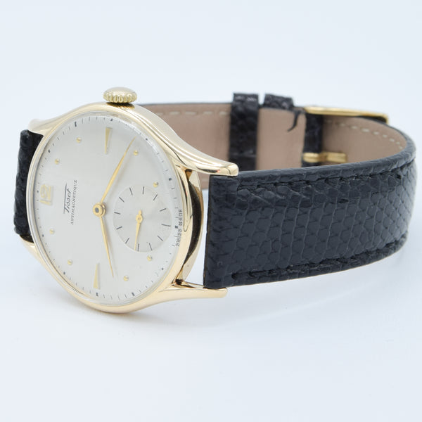 1949 Tissot Manual Wind Dress Watch in 14ct Gold Case with Original Dial 34mm Cal 27