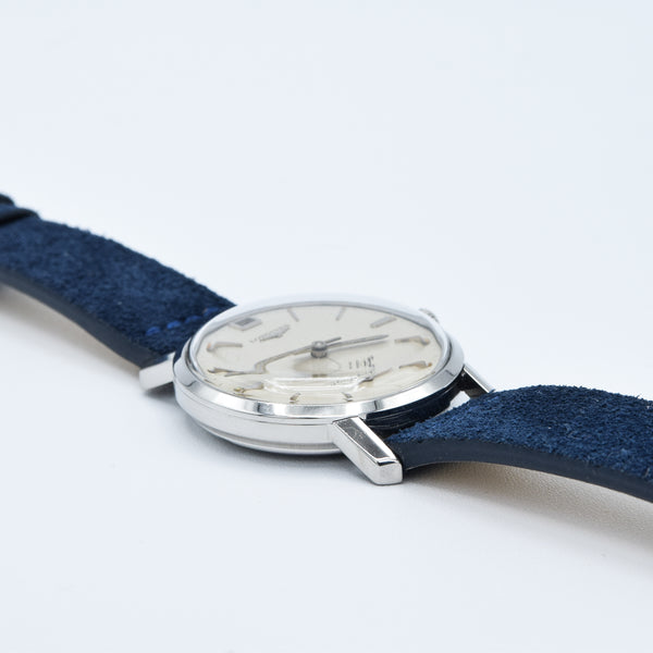 1961 Stunning Longines Flagship Automatic Date at 12 O'Clock Model 3106 in Stainless Steel