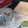 1959 Longines Conquest Model 9000 Full Set in Stainless Steel on Bracelet with Box and Papers & Tags