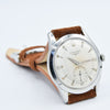 1953 Longines Manual Wind Wristwatch Model 6402 with Gorgeous Original Two Tone Dial Cal 23z