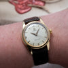 1958 Rare Omega Seamaster Automatic with Two Tone Dial in Solid Heavy 18ct Gold Dennison English Omega Case