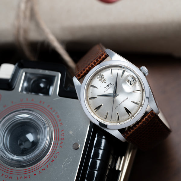 1964 Rare 34.5mm Tudor Oysterdate Shock Resisting