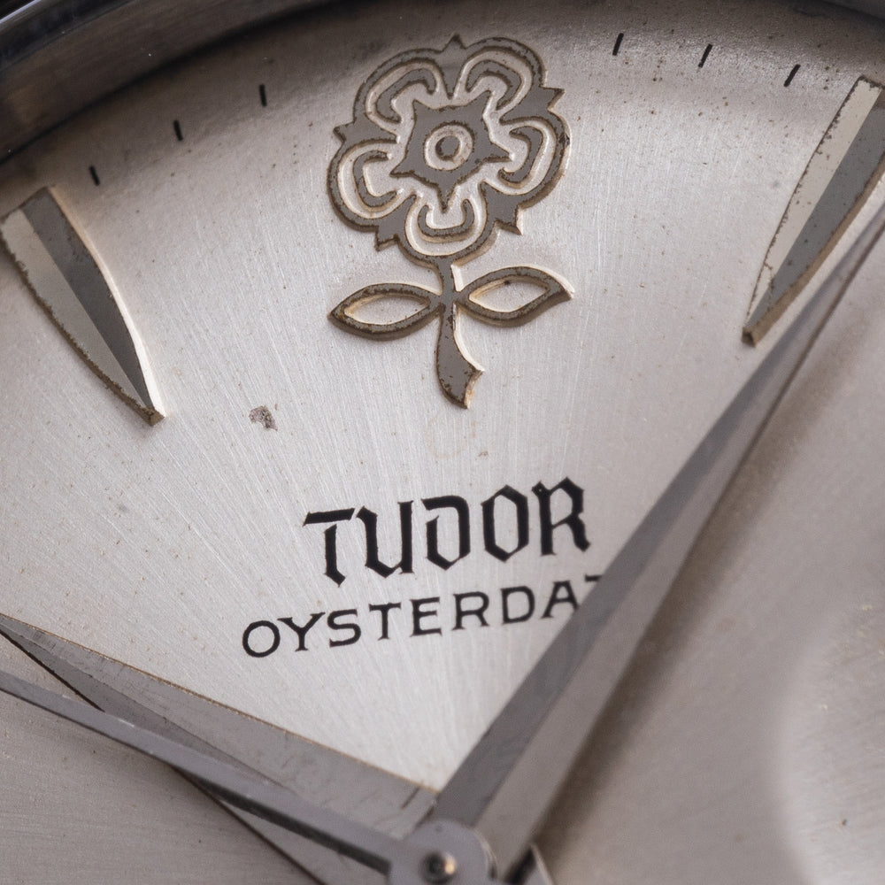 1964 Rare 34.5mm Tudor Oysterdate Shock Resisting "Big Rose" Wristwatch Model 7962