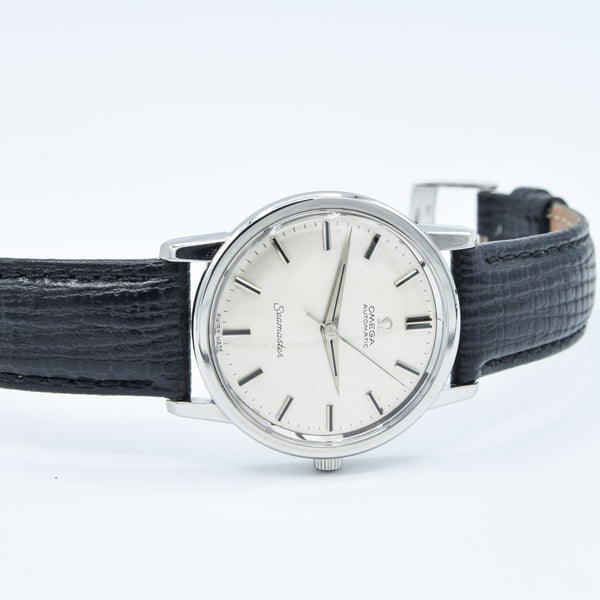 1965 Omega Seamaster Automatic Model 165003 with Satin Silvered Dial in Stainless Steel