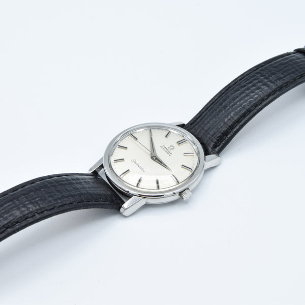 1965 Omega Seamaster Automatic Model 165003 with Satin Silvered Dial in Stainless Steel