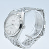 2002 Tudor Prince Date 74000N Rotor Self-Winding Wristwatch with Linen Dial Model in Stainless Steel with Box