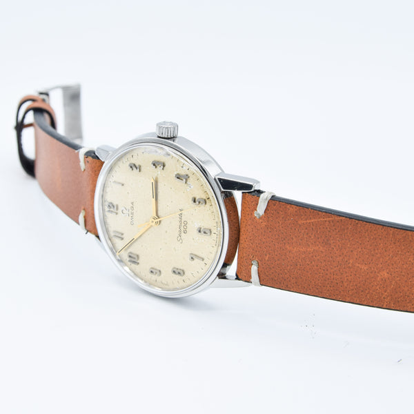 1966 Omega Seamaster 600 with Arabic Numerals and Hammered Patina Dial in Stainless Steel Model 135.011