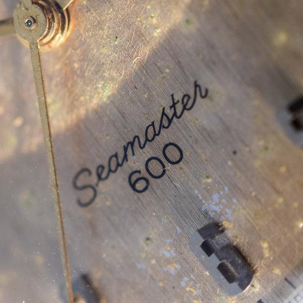 1966 Omega Seamaster 600 with Arabic Numerals and Hammered Patina Dial in Stainless Steel Model 135.011