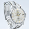 1962 Omega Constellation with Stunning Cross-Hair Pie Pan Model 14902 with Dog Legs on Flat Beads of Rice Bracelet