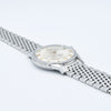1962 Omega Constellation with Stunning Cross-Hair Pie Pan Model 14902 with Dog Legs on Flat Beads of Rice Bracelet