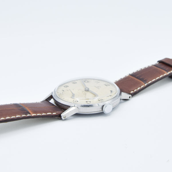 1944 Rare Omega 'Teddington' Red Star Wristwatch Model 2271 Cal. 30T2 Brazilian Market WW2