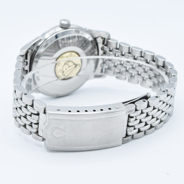 1962 Omega Constellation with Stunning Cross-Hair Model 14381 on Beads of Rice Bracelet