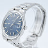 1978 Omega Geneve Date with Stunning Original Electric Blue Dial Model 136.0103 on Bracelet