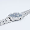 1978 Omega Geneve Date with Stunning Original Electric Blue Dial Model 136.0103 on Bracelet