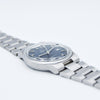 1978 Omega Geneve Date with Stunning Original Electric Blue Dial Model 136.0103 on Bracelet