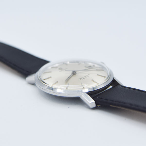 1963 Omega Seamaster Sharp Slim De Ville Date Model 135.020 with Original Omega Buckle