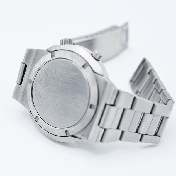 1969 Omega Rare Jumbo De Ville Chronostop with Grey Fume Dial Model 146.012 on Bracelet with Box