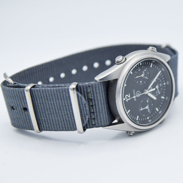 1984 Seiko 7A28-7120 RAF 6645-99  Gen 1 MOD Military 1st Issue Aircrew Chronograph Wristwatch