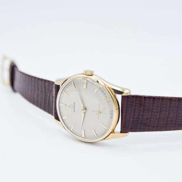 1959 Omega Classic Manual Wind Dress Watch in Solid 9ct Gold Case - Fully Restored