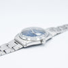 1968 Tudor Oyster Date Manual Wind Wristwatch Model 7992 with Metallic Blue Dial and Roulette Date on Original Bracelet