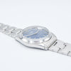 1968 Tudor Oyster Date Manual Wind Wristwatch Model 7992 with Metallic Blue Dial and Roulette Date on Original Bracelet