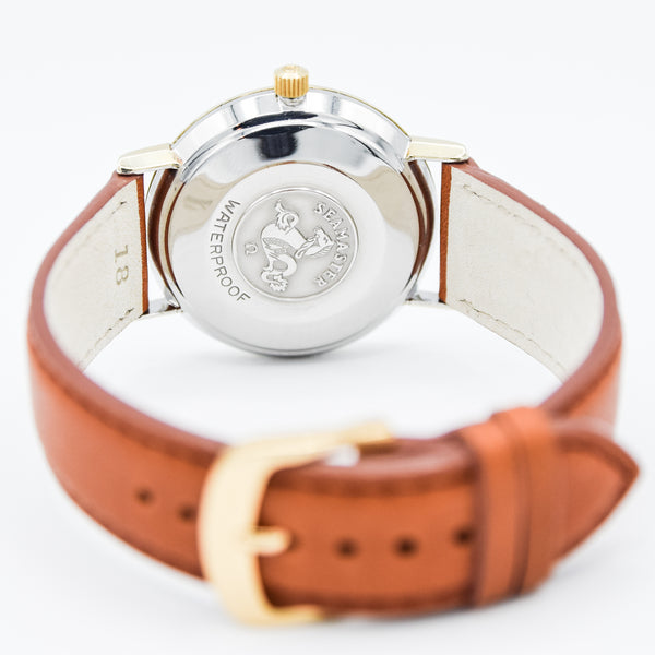 1959 Omega Seamaster Automatic Date Model 14730 in Stainless Steel and Gold Pre De Ville