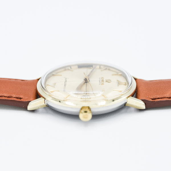 1959 Omega Seamaster Automatic Date Model 14730 in Stainless Steel and Gold Pre De Ville