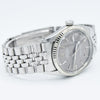 1972 Rolex Oyster Perpetual Datejust with White Gold Fluted Bezel and Sloped 'Sigma' Dial in Stainless Steel Model 1601
