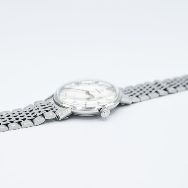 (Reserved)1962 Omega Seamaster Automatic Linen Dial Model 14765 Cal 552 on Bracelet