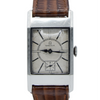 Omega Deco Style Tank Wristwatch Caliber 20F in Stainless Steel Case with Sunrise Dial Circa 1934