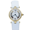 1990s Ladies Cartier 'Must de' Ronde Vendôme with Tri-Colour Dial in 925 Silver Gilt Vermeil Case