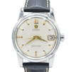 1958 Omega Seamaster Automatic Date Wristwatch Model 2849 with Original Off-White Dial in Stainless Steel