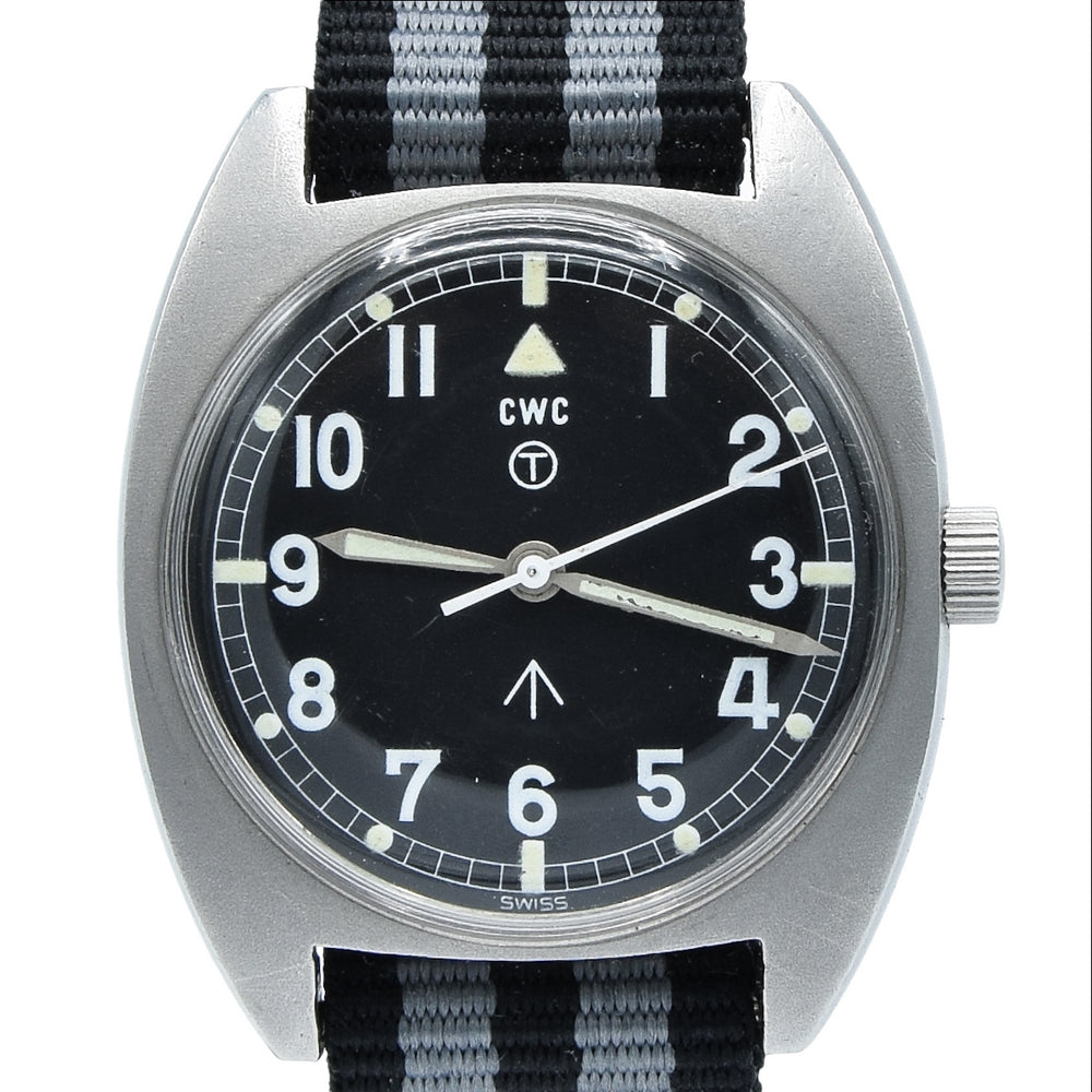 1976 CWC W10-6645-99 British Military Issue Mechanical Wristwatch with Hacking Seconds